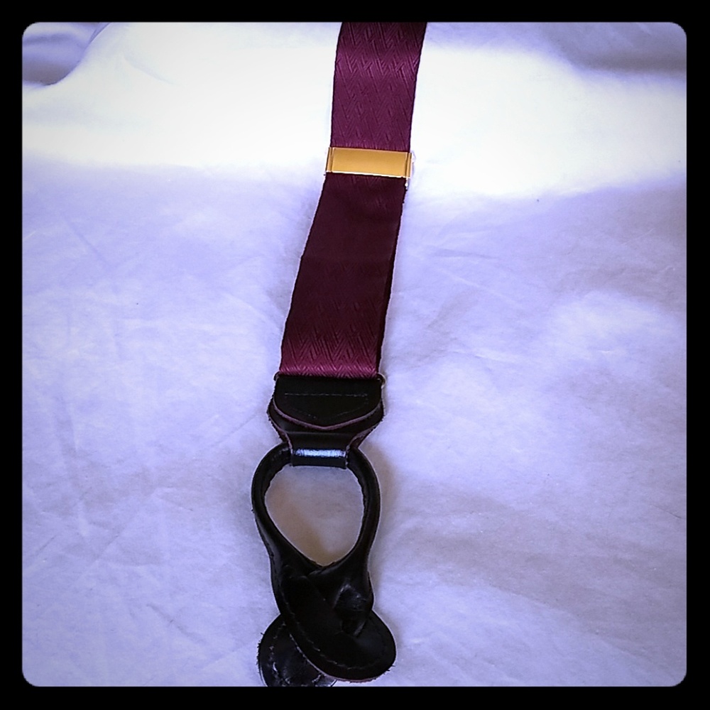 100% Silk Mens Suspenders